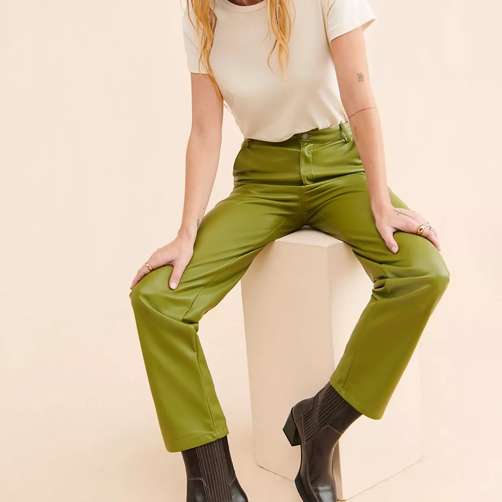 7 For All Mankind Leather Pants